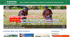 Desktop Screenshot of dulich-hagiang.com